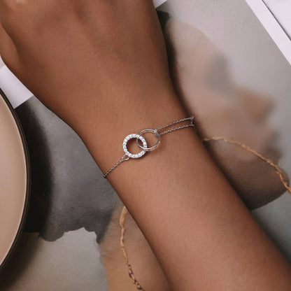 Bratara din Argint Double Rings