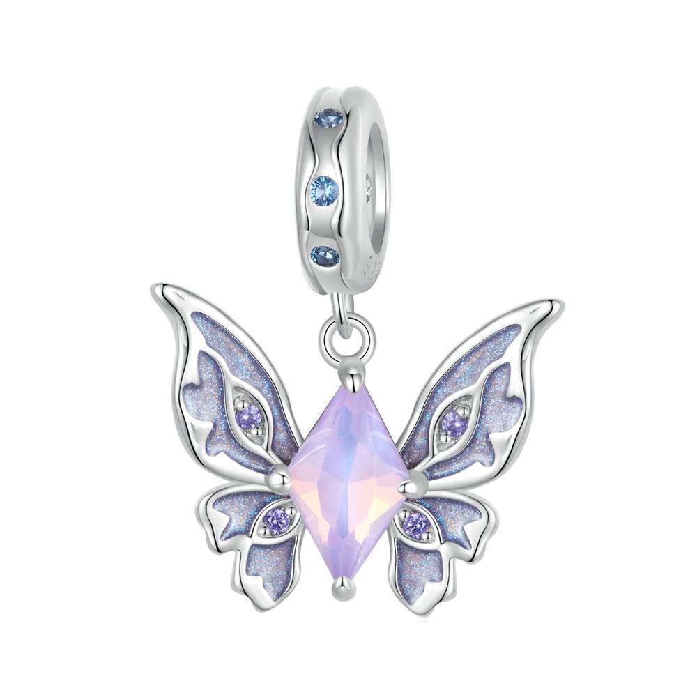 Talisman din Argint Spark Butterfly