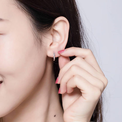 Cercei din Argint Dazzling Diamonds