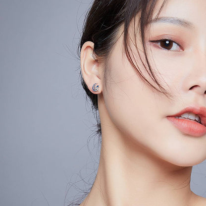 Cercei din Argint Blue Fairy Moon