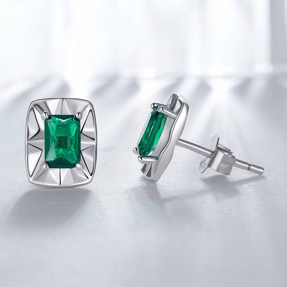 Cercei din Argint Bijou Emerald