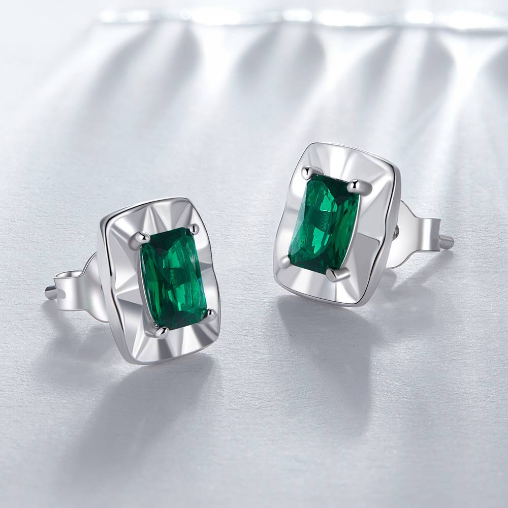 Cercei din Argint Bijou Emerald