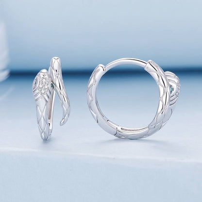 Cercei din Argint Tribal Snake