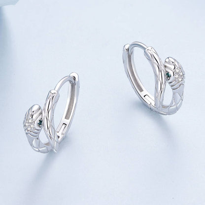 Cercei din Argint Tribal Snake