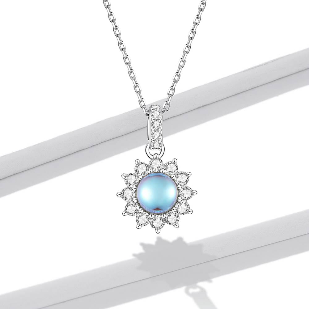 Colier din Argint Sun Moonstone