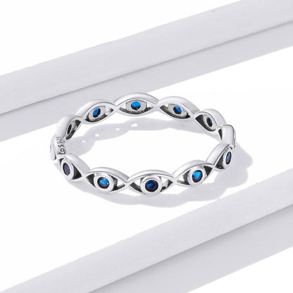 Inel din Argint Blue Simple Gems