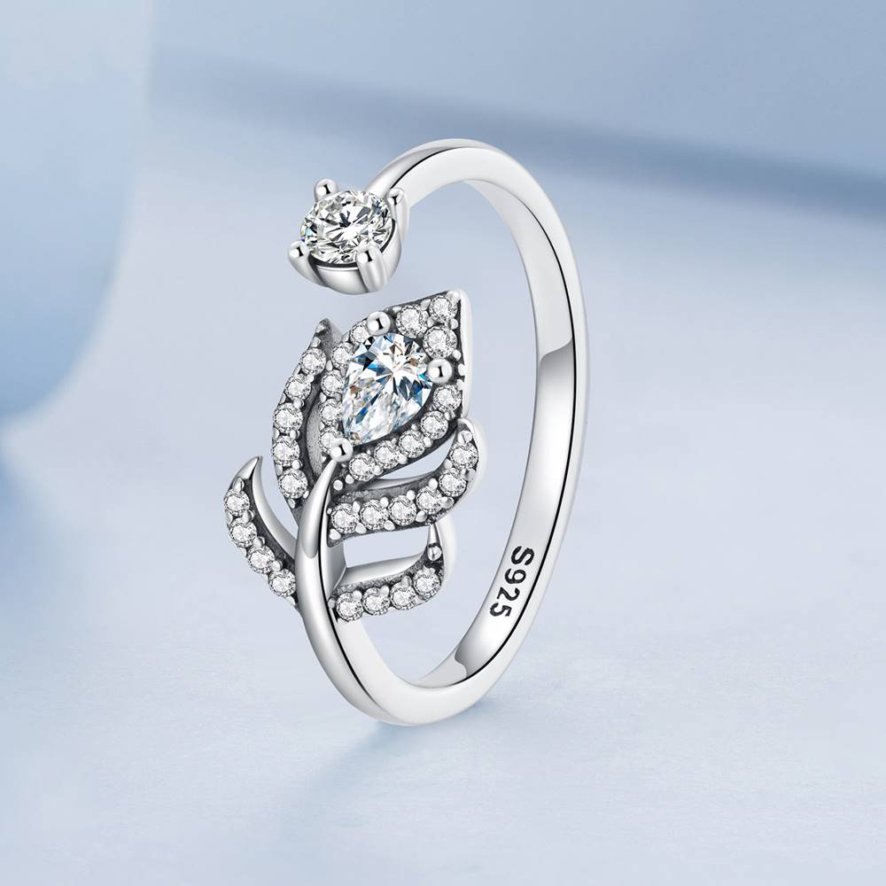 Inel reglabil din Argint Marquise Diamonds