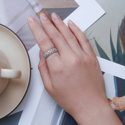 Inel din Argint Diamonds Web