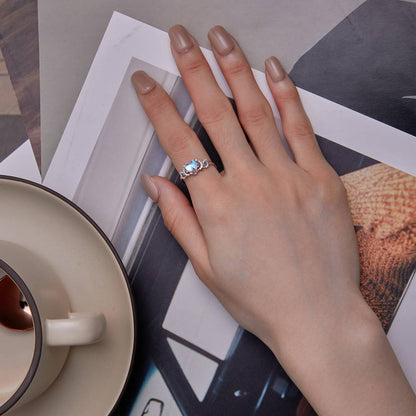 Inel din Argint Darla Moonstone