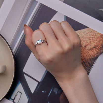 Inel din Argint Darla Moonstone