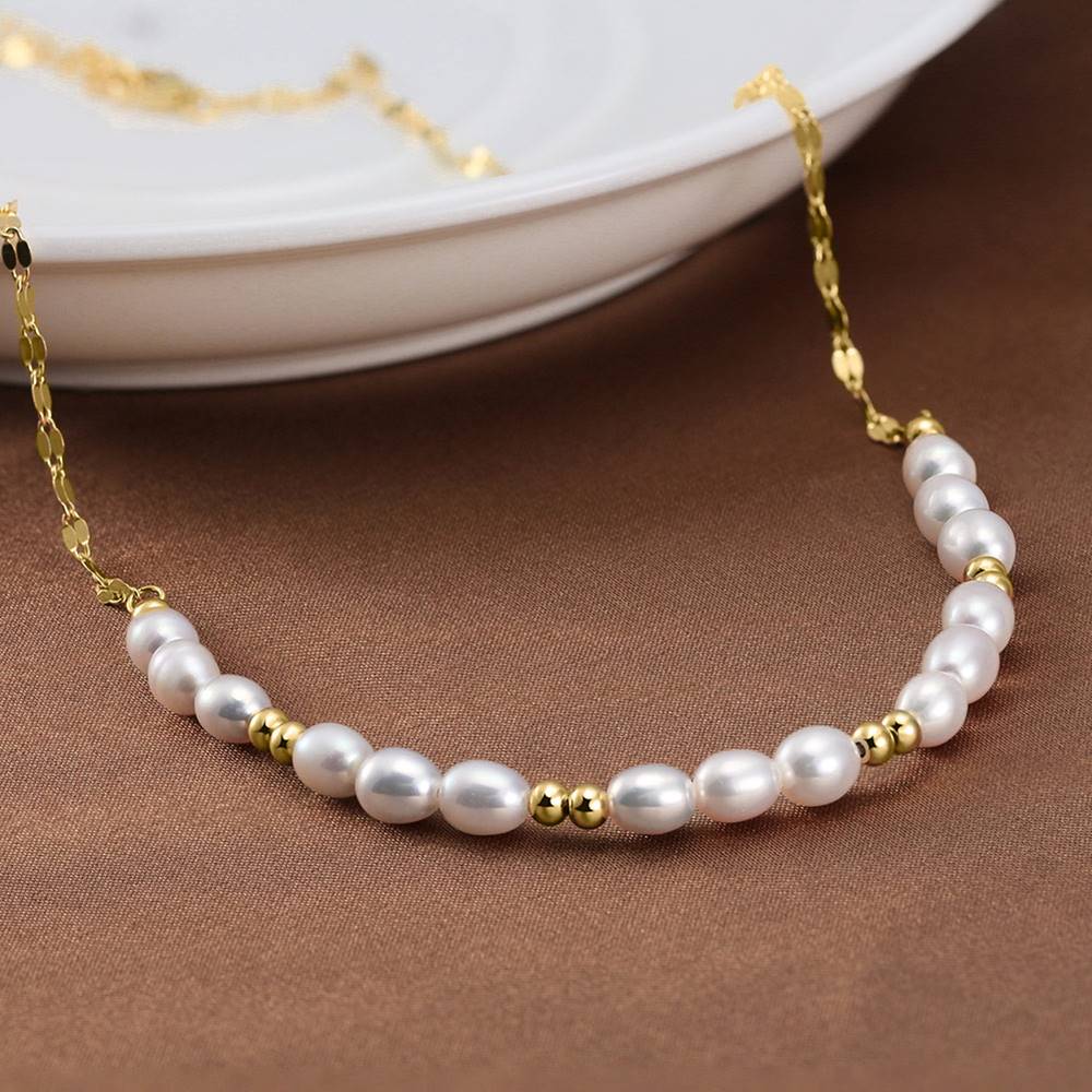 Colier din Argint Diamandora Pearls