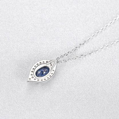 Colier din Argint Elegant Sapphire