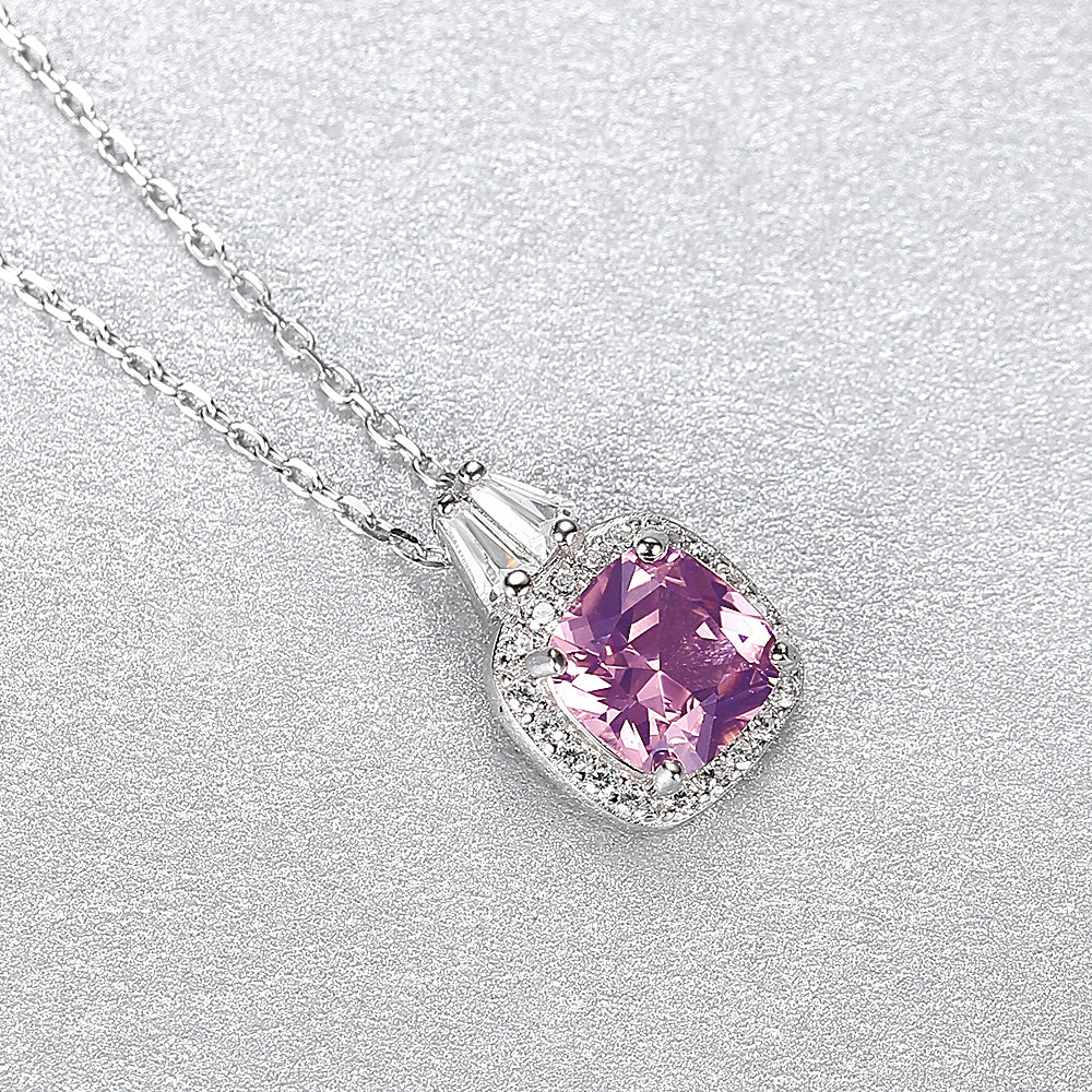 Colier din Argint Defne Morganite