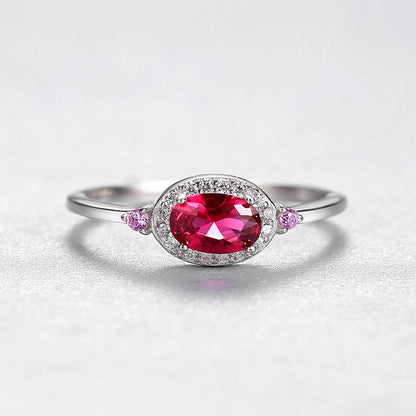 Inel din Argint Major Ruby