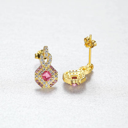 Cercei din Argint Red Florence