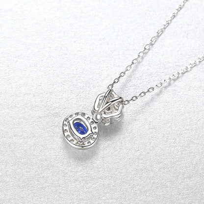 Colier din Argint Selma Sapphire