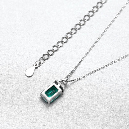 Colier din Argint Eda Emerald