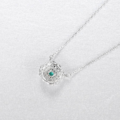 Colier din Argint Magic Emerald