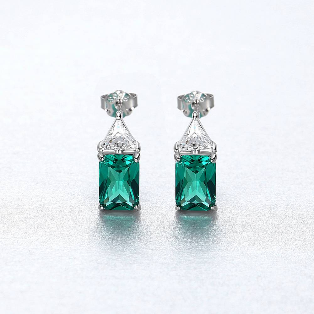 Cercei din Argint Norina Emerald