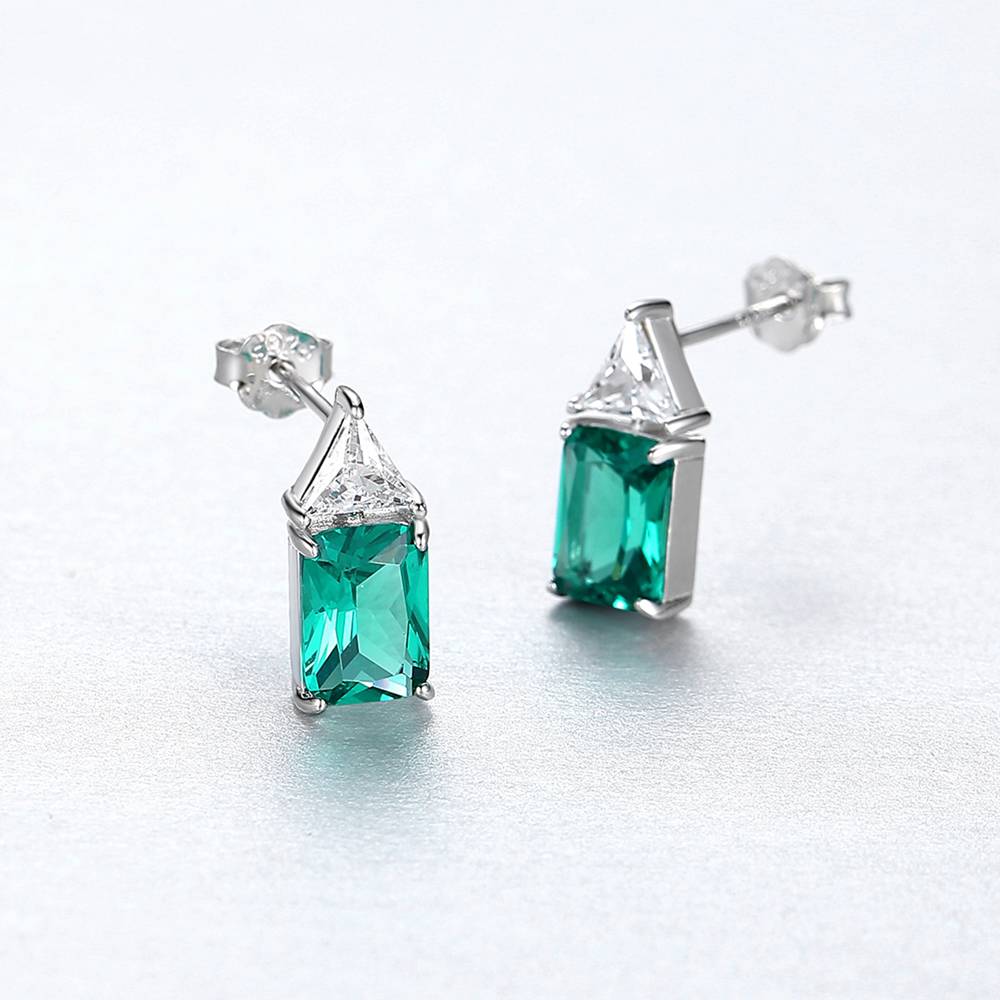 Cercei din Argint Norina Emerald