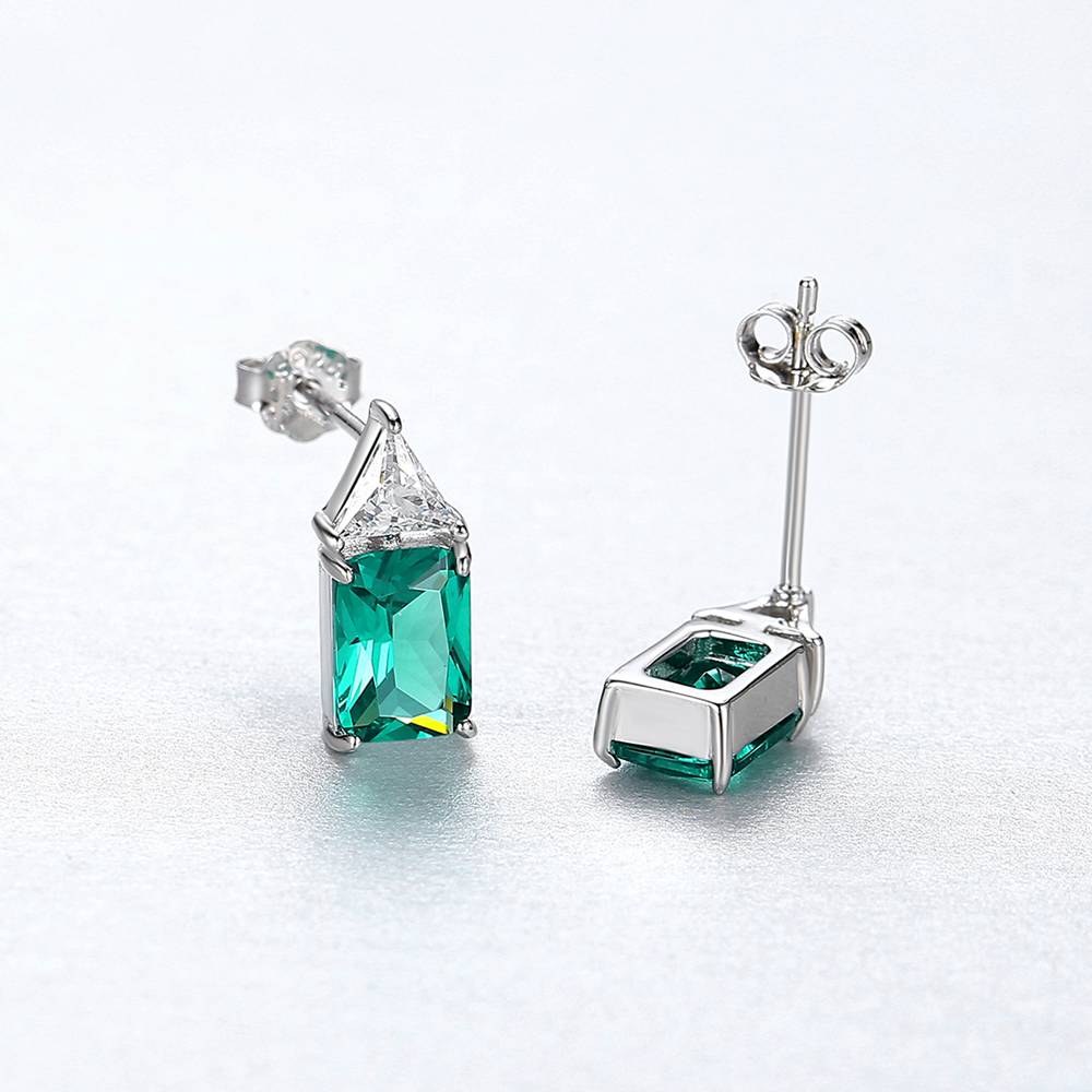 Cercei din Argint Norina Emerald