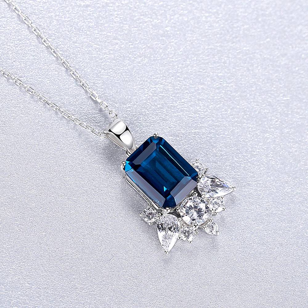 Colier din Argint Zora Sapphire