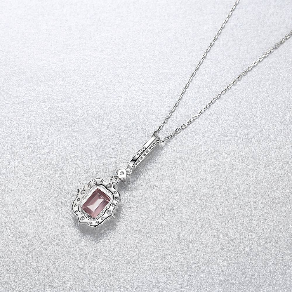 Colier din Argint Deryna Morganite