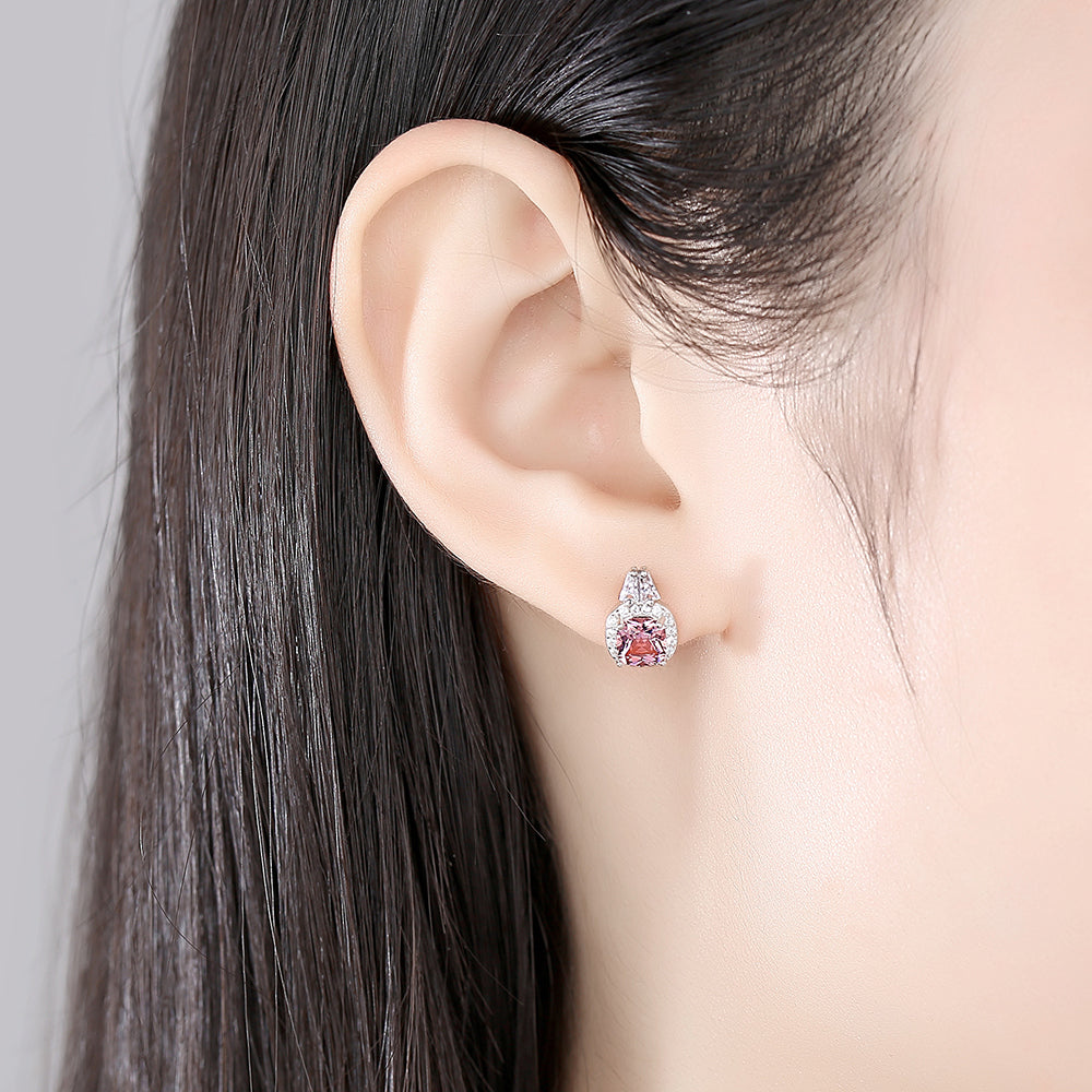 Cercei din Argint Briselle Morganite