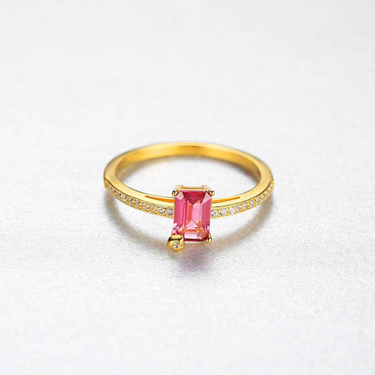 Inel din Argint Beatrice Ruby