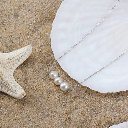 Colier din Argint Rachel Pearls