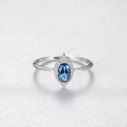 Inel din Argint Elegant Sapphire