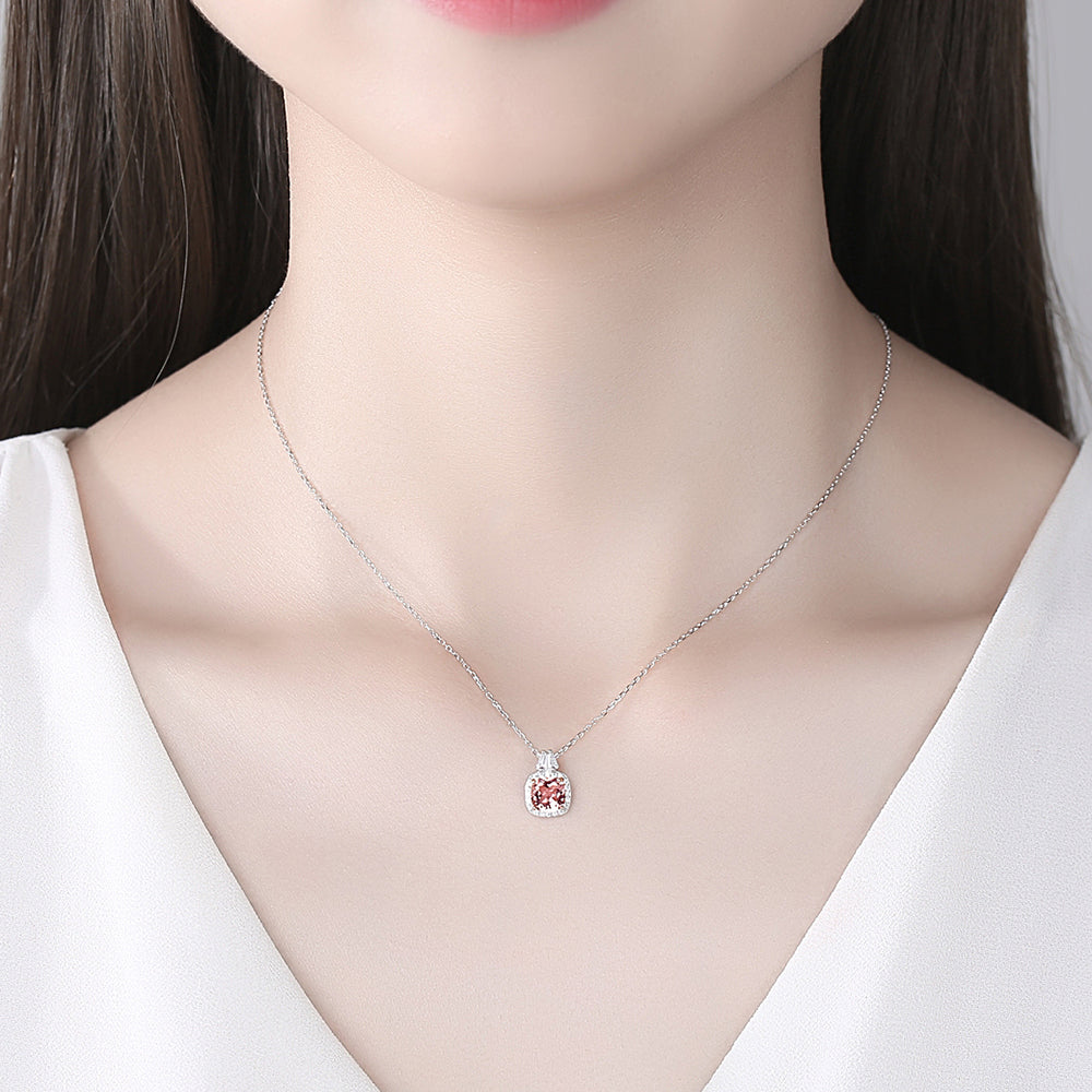Colier din Argint Defne Morganite