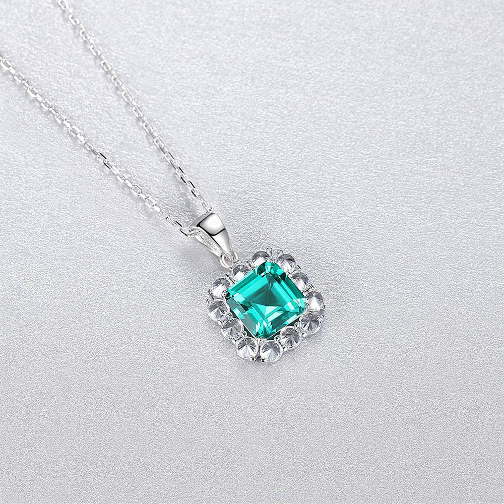 Colier din Argint Yara Emerald