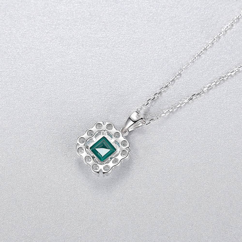 Colier din Argint Yara Emerald
