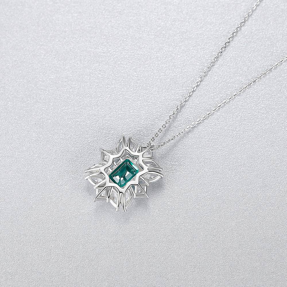 Colier din Argint Azra Emerald