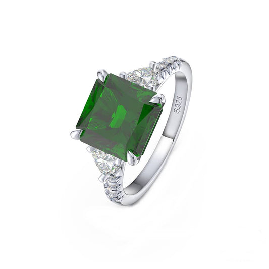 Inel din Argint Royal Emerald