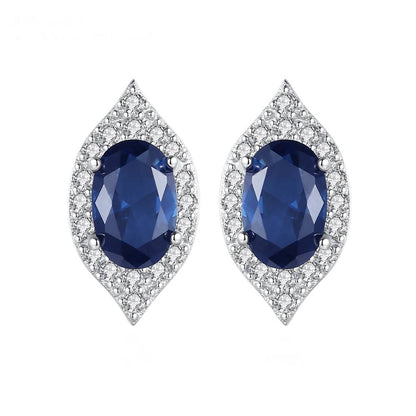 Cercei din Argint Elegant Sapphire