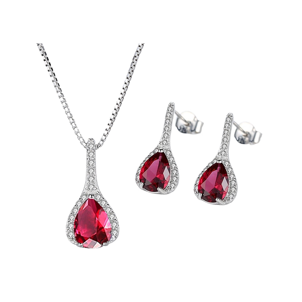 Set din Argint Pure Ruby