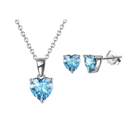 Set din Argint Emillys Heart