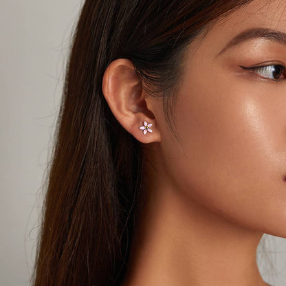 Cercei din Argint Veronica Flower