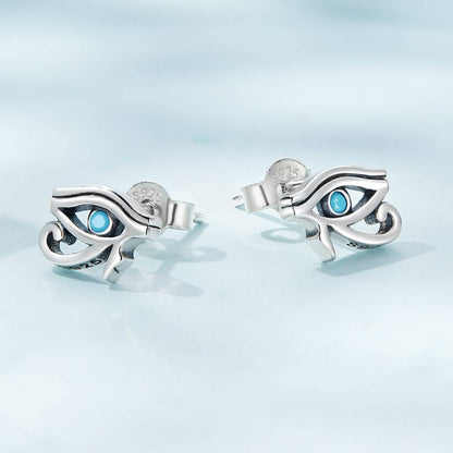 Cercei din Argint Eye of Horus