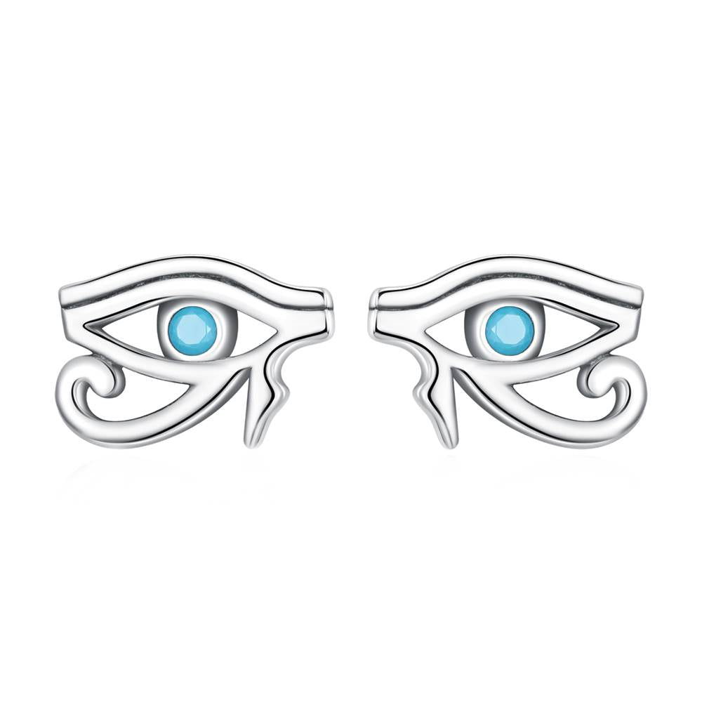 Cercei din Argint Eye of Horus