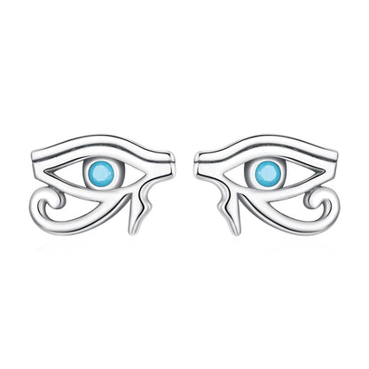 Cercei din Argint Eye of Horus