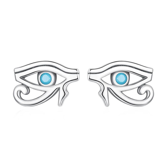 Cercei din Argint Eye of Horus