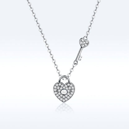 Colier din Argint Key of My Heart