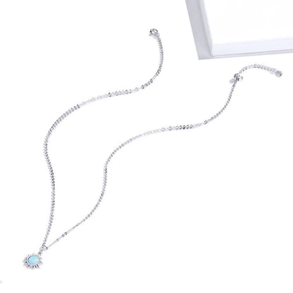 Colier din Argint Opal Sun