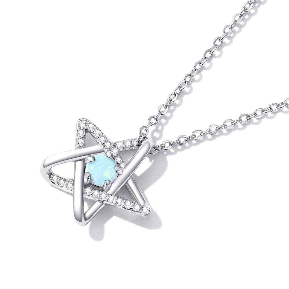 Colier din Argint Opal Star