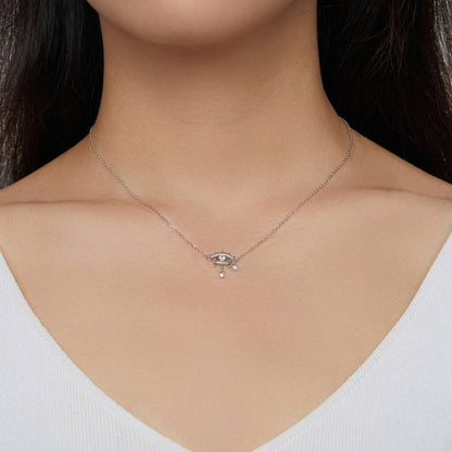 Colier din Argint Diamond Eye