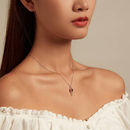 Colier din Argint Dripping Heart