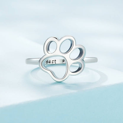 Inel din Argint Best Paw Friend
